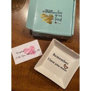 New Ceramic Ring Dish Jewelry Tray for Mom Sister Friends